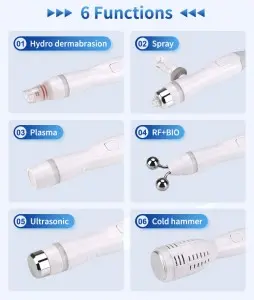 6 In 1 Oxygen Jet Dermabrasion Aqua Peeling Beauty Face Equipment