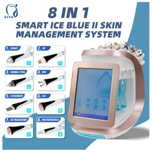 8 in 1 Microdermabrasion Oxygen Spray Facial Machine For Skin Rejuvenation